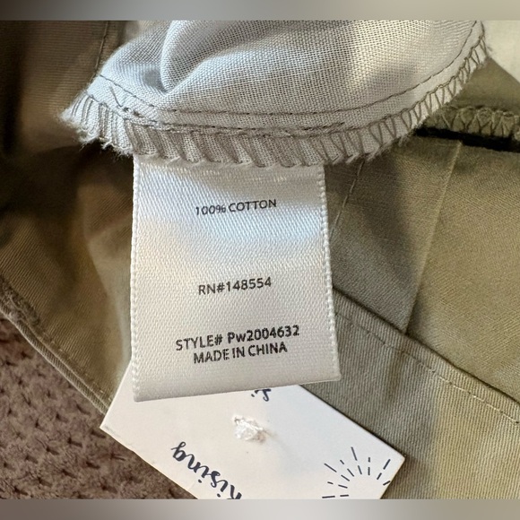 NWT Indigo Rising Khaki Green Pleated Wide-Leg High-Waisted Trouser Pant - 5/27 - Picture 7 of 8